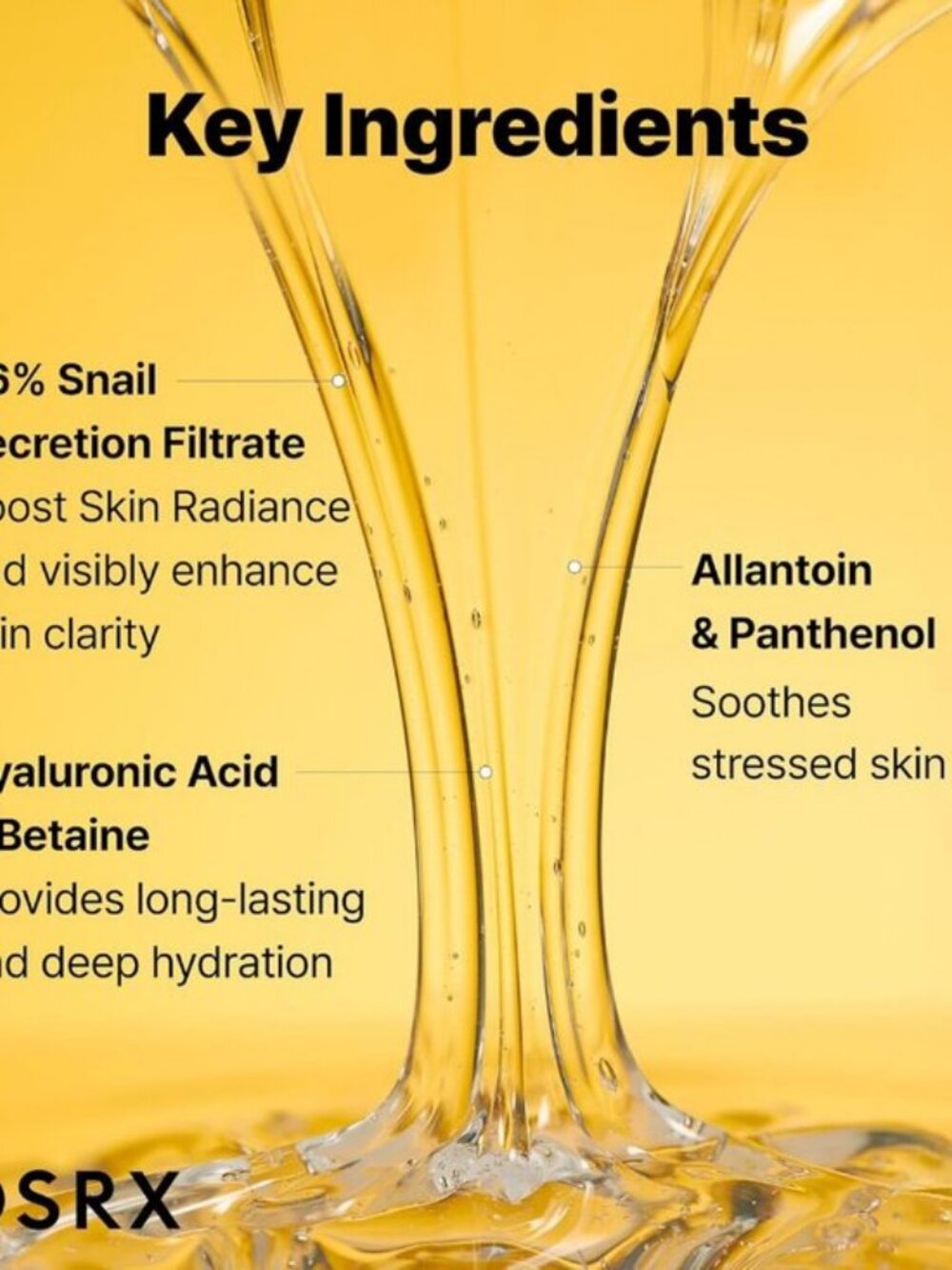 COSRX Snail Mucin 96% Repairing Serum for Sooothing & Hydrating 3.38 oz. - Picture 4 of 8